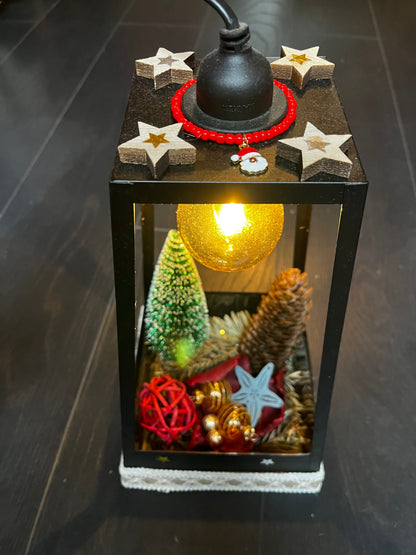 Centre de table Lampe de Noël