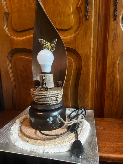 Lampe feuille de bananier