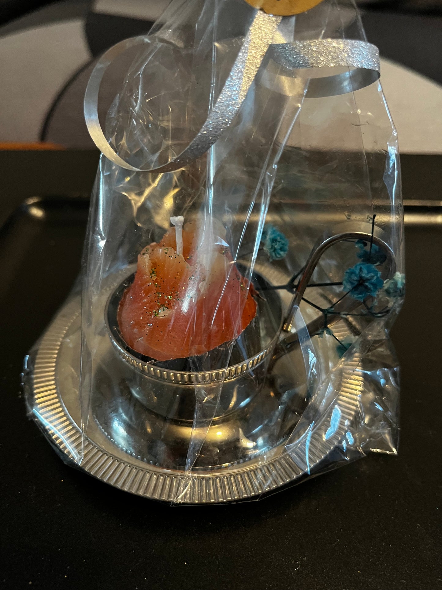 Bougie / soucoupe et tasse