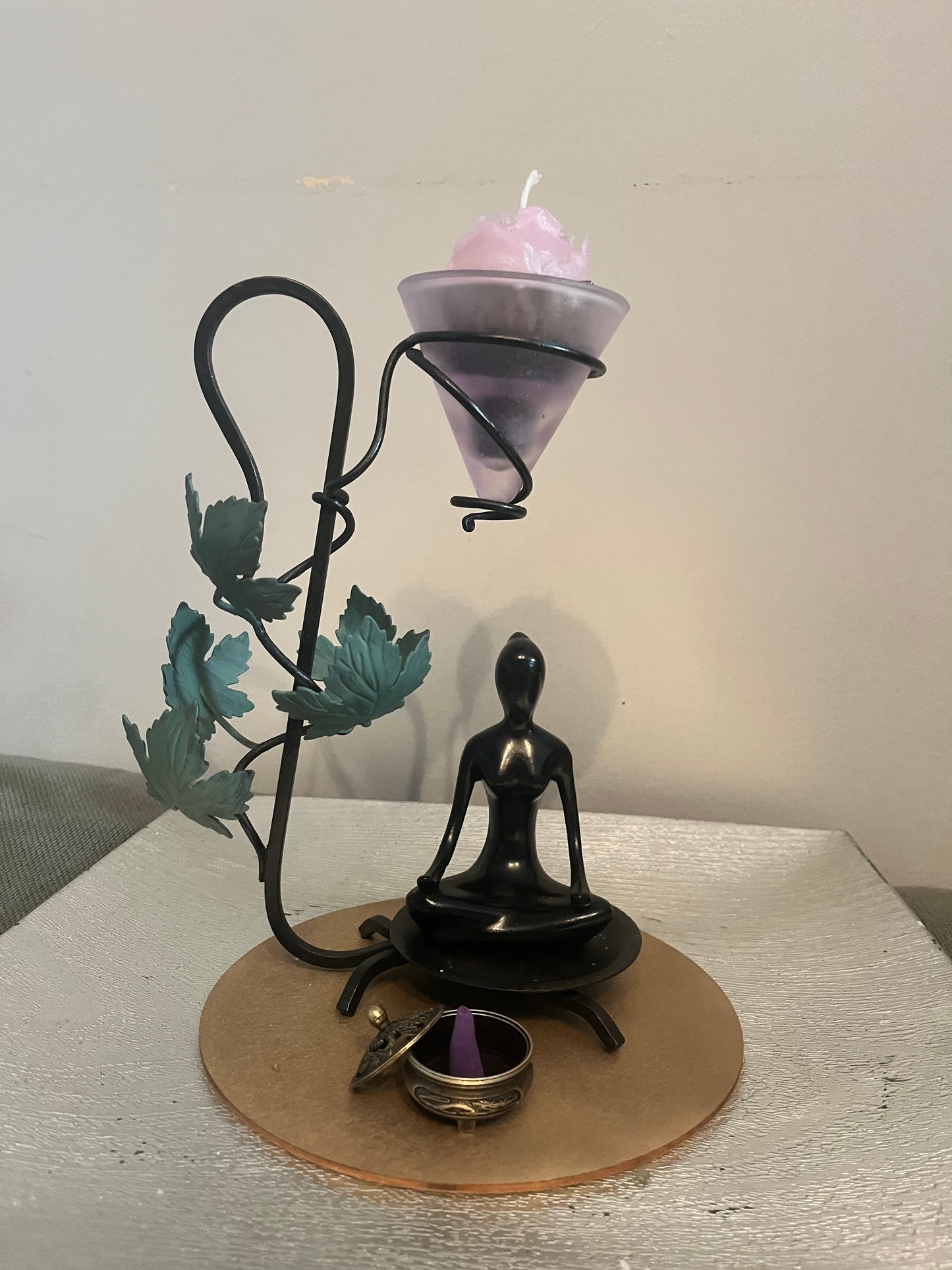 Porte bougie, statuette zen