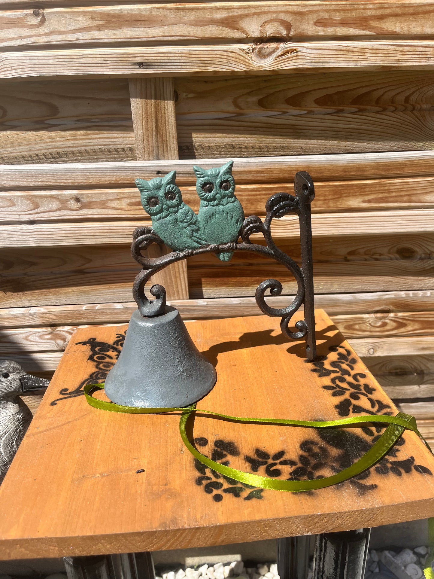 carillon avec couple de chouettes