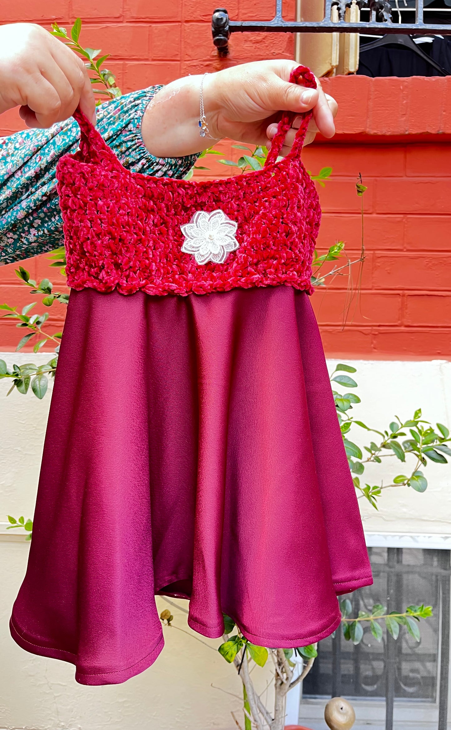 Robes avec haut en crochet