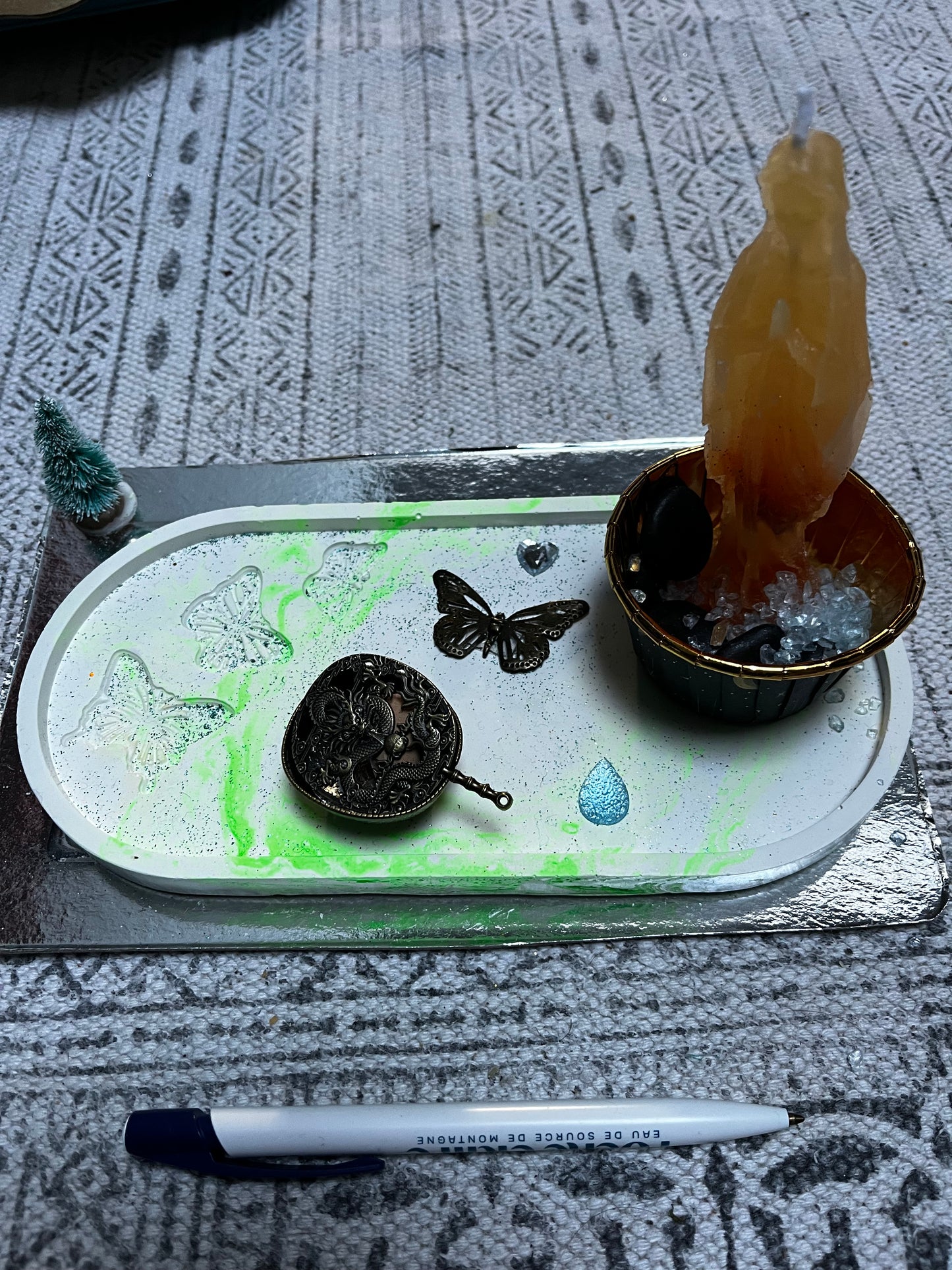 Bougie Sainte / plateau