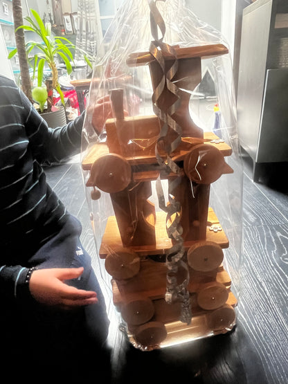 Train en bois