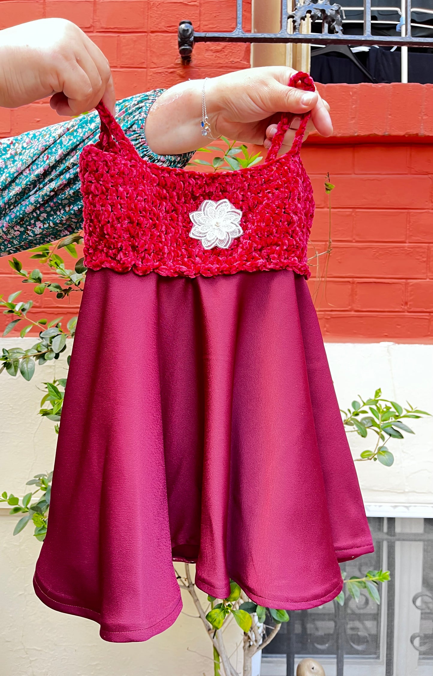 Robes avec haut en crochet