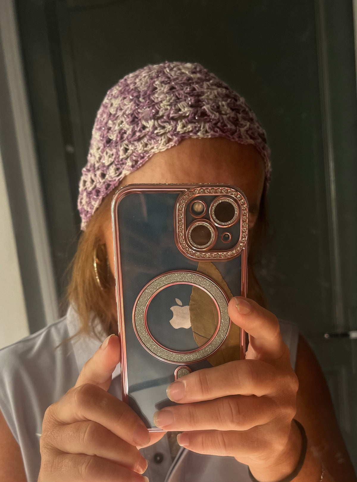 Bonnets en maille dentelle