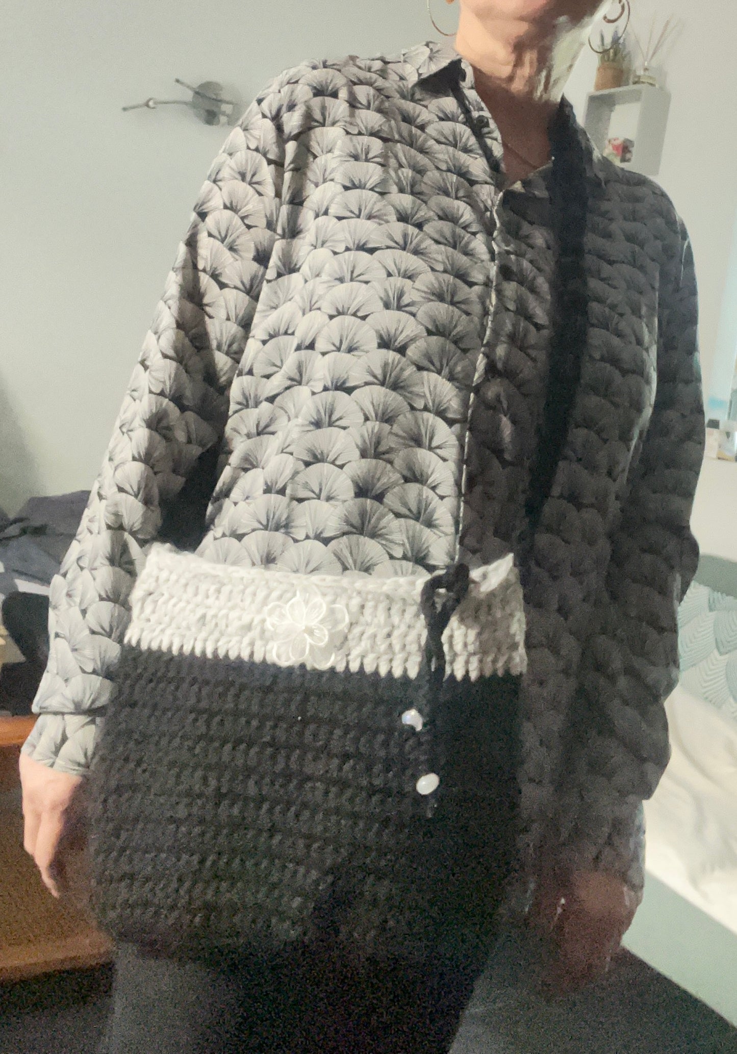 Sac noir et gris