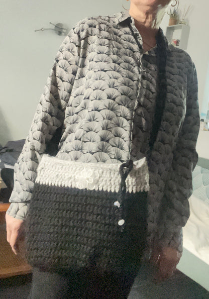 Sac noir et gris