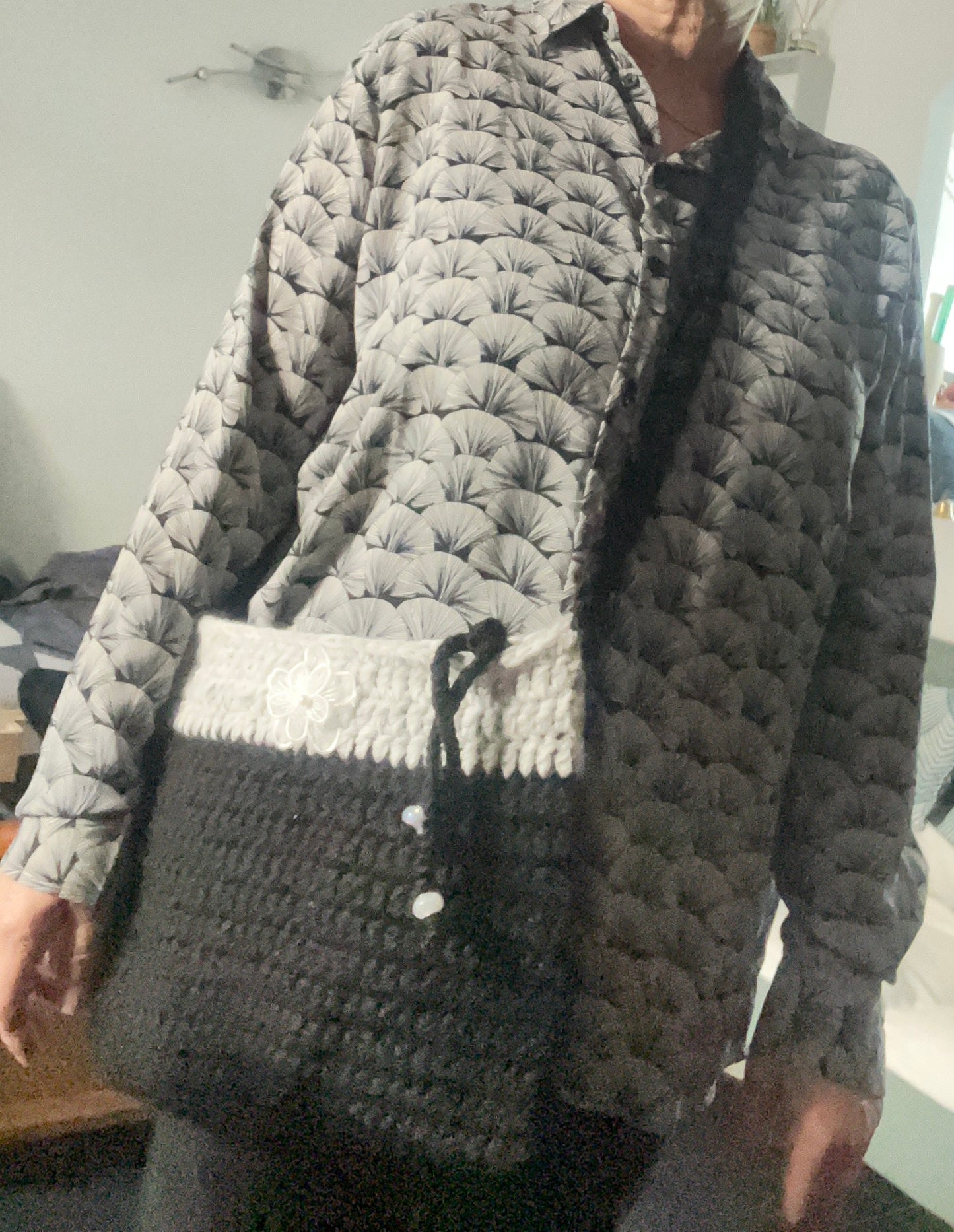 Sac noir et gris