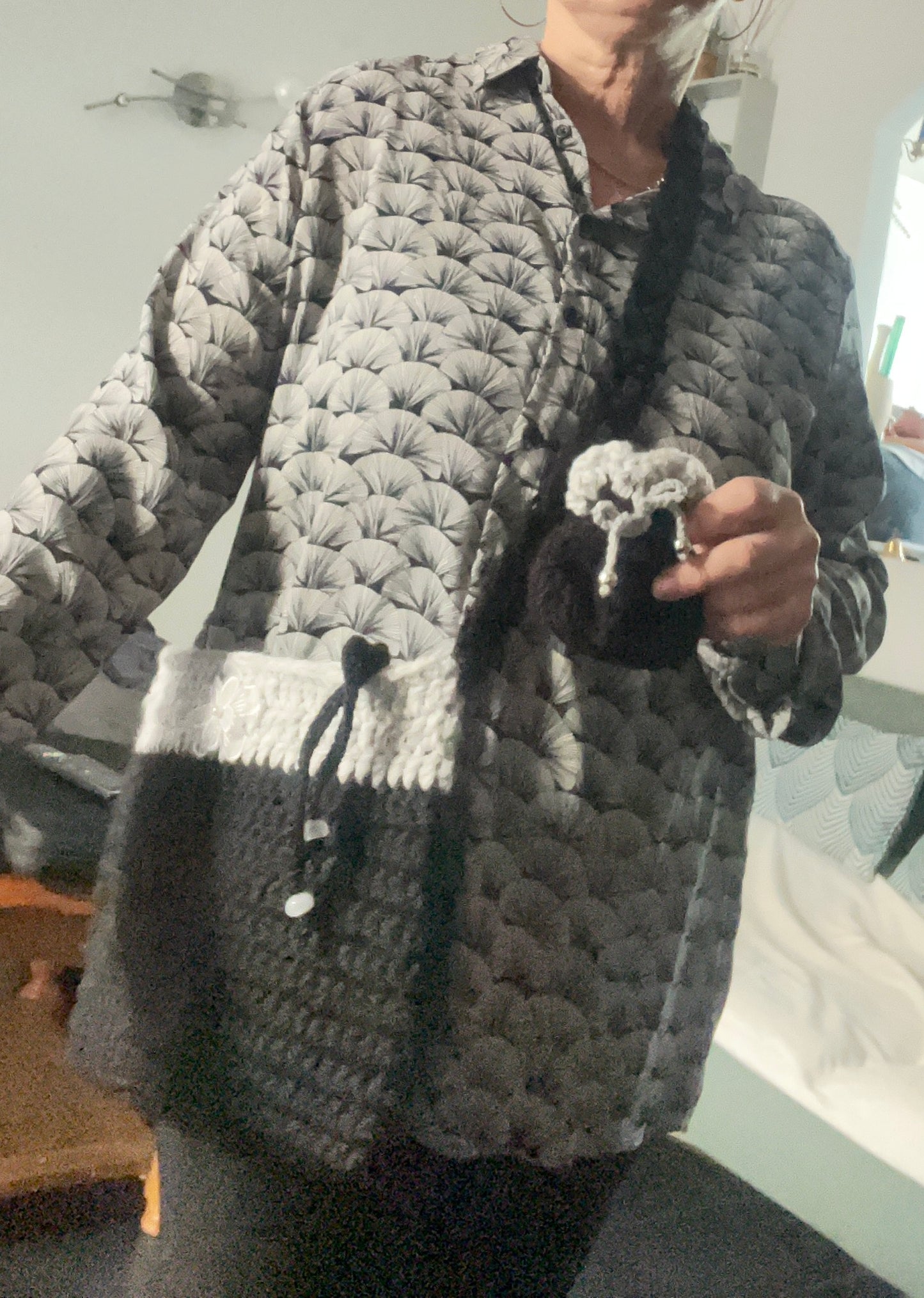 Sac noir et gris