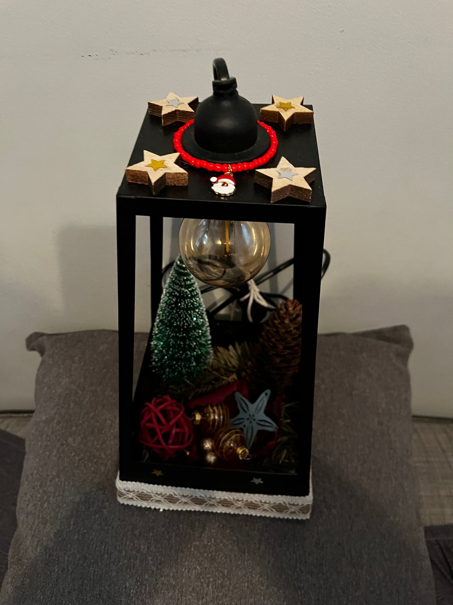 Centre de table Lampe de Noël