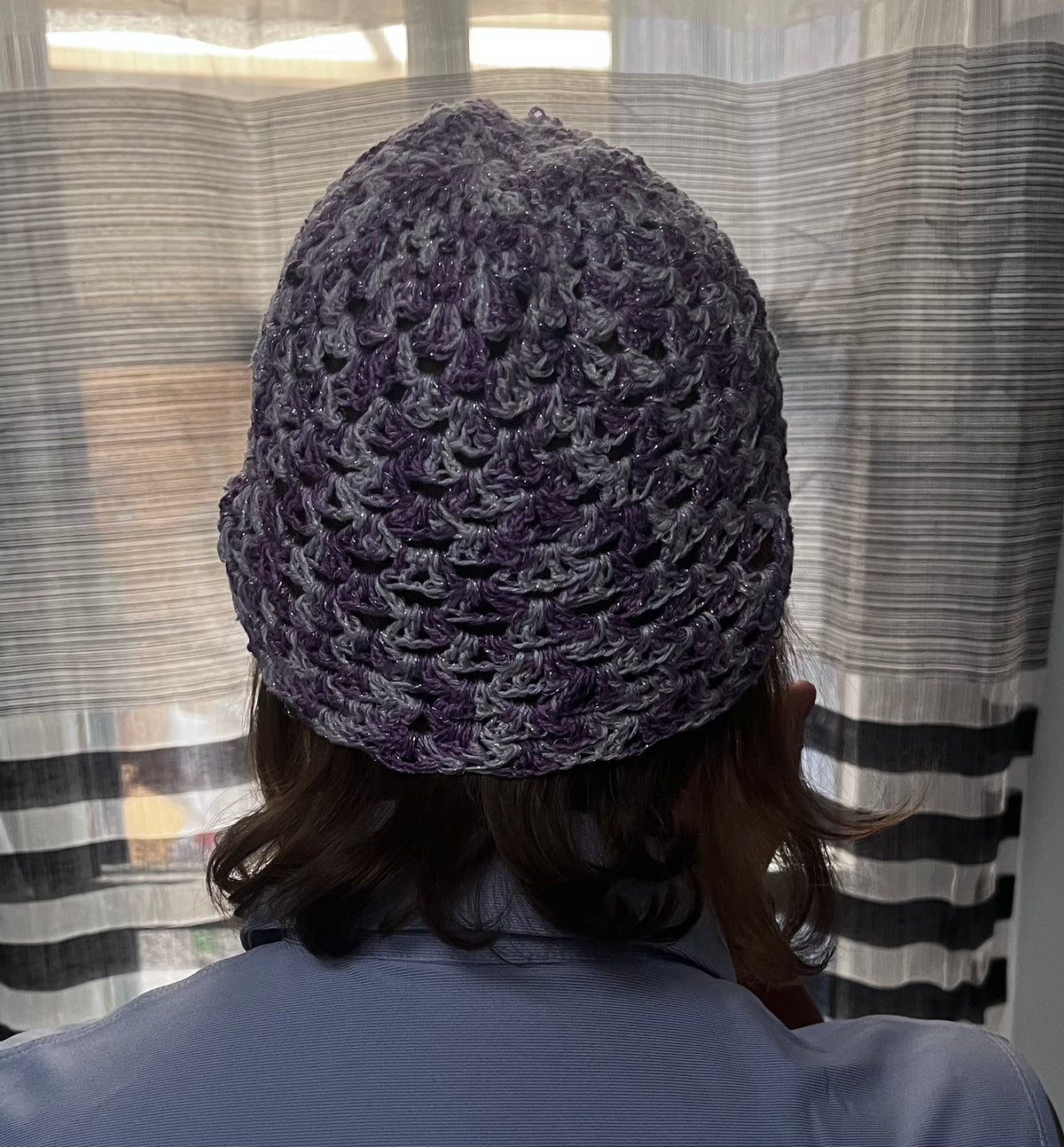 Bonnets en maille dentelle