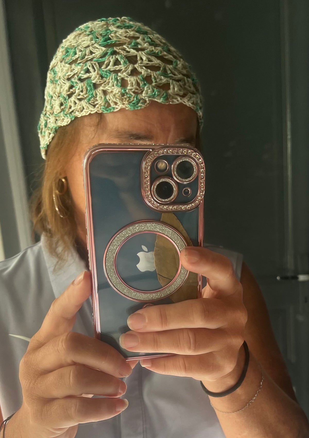 Bonnets en maille dentelle