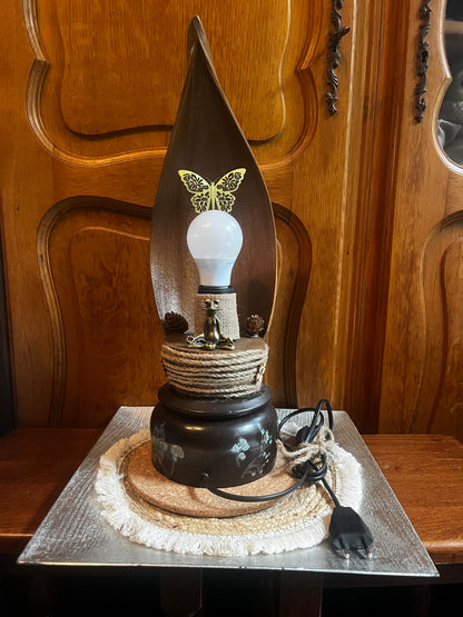 Lampe feuille de bananier