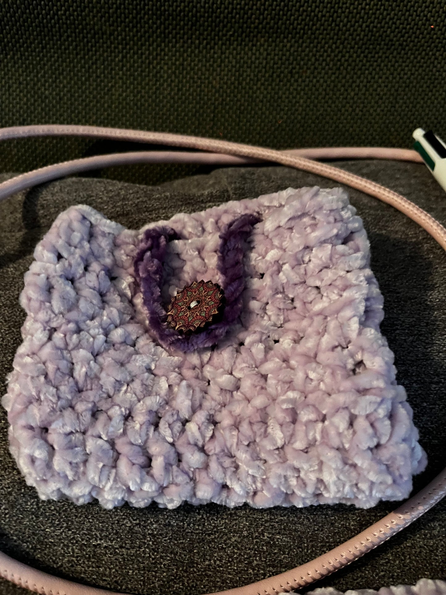 Sac + porte monnaie violet