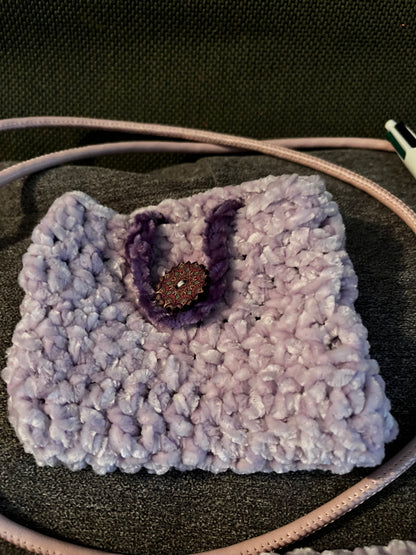 Sac + porte monnaie violet