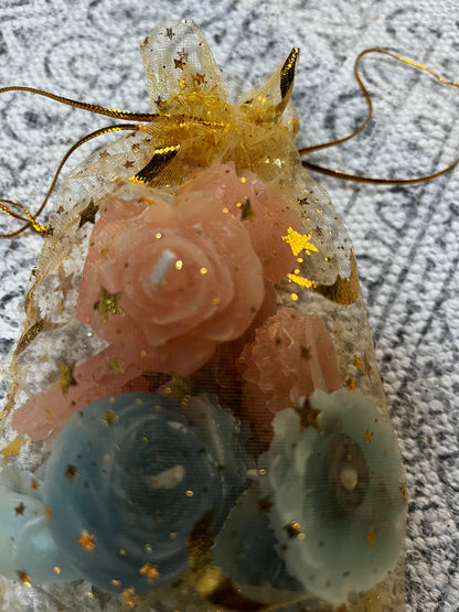 Bougies / recharge de 10 mini fleurs +1 gratuite