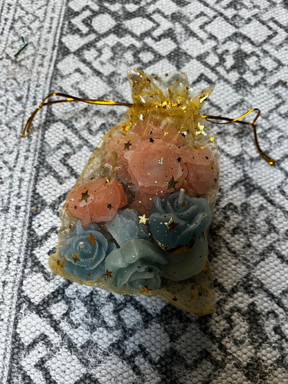 Bougies / recharge de 10 mini fleurs +1 gratuite