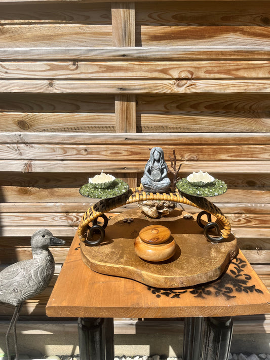 Porte bougies zen nature avec mise à prix à 69,00 euros