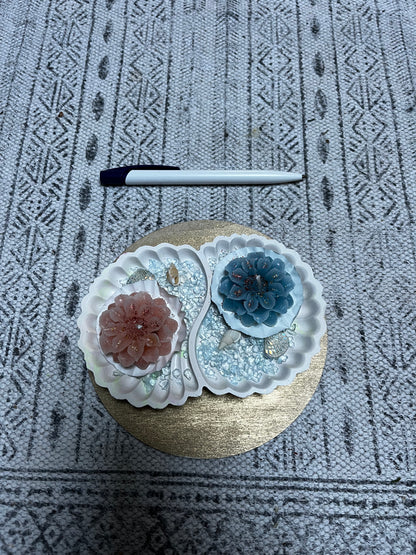 Bougies / support double coquille